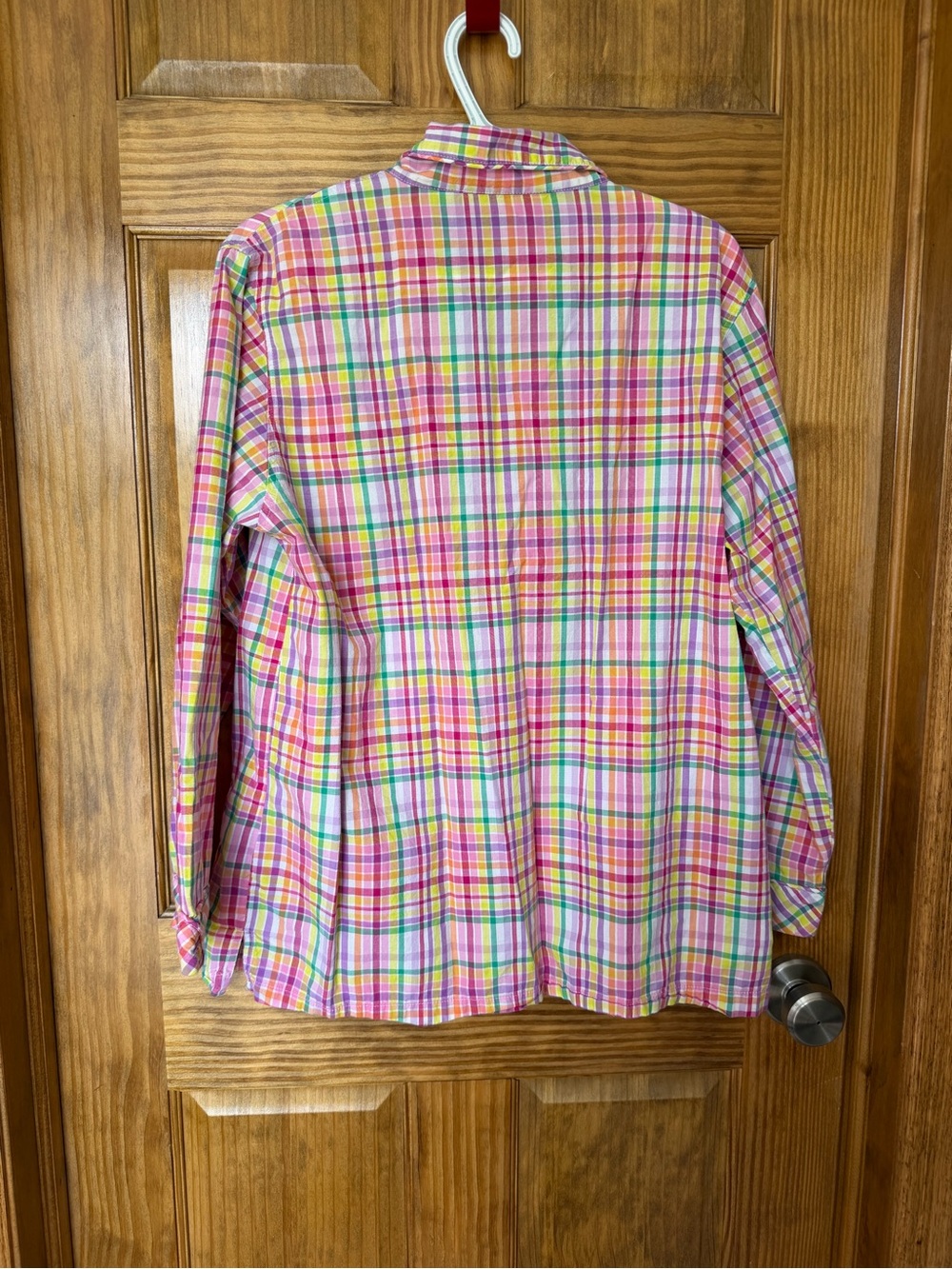 Victoria's Secret Women’s 100% Cotton Multicolor Plaid Pajama Set- Size M - Picture 6 of 8